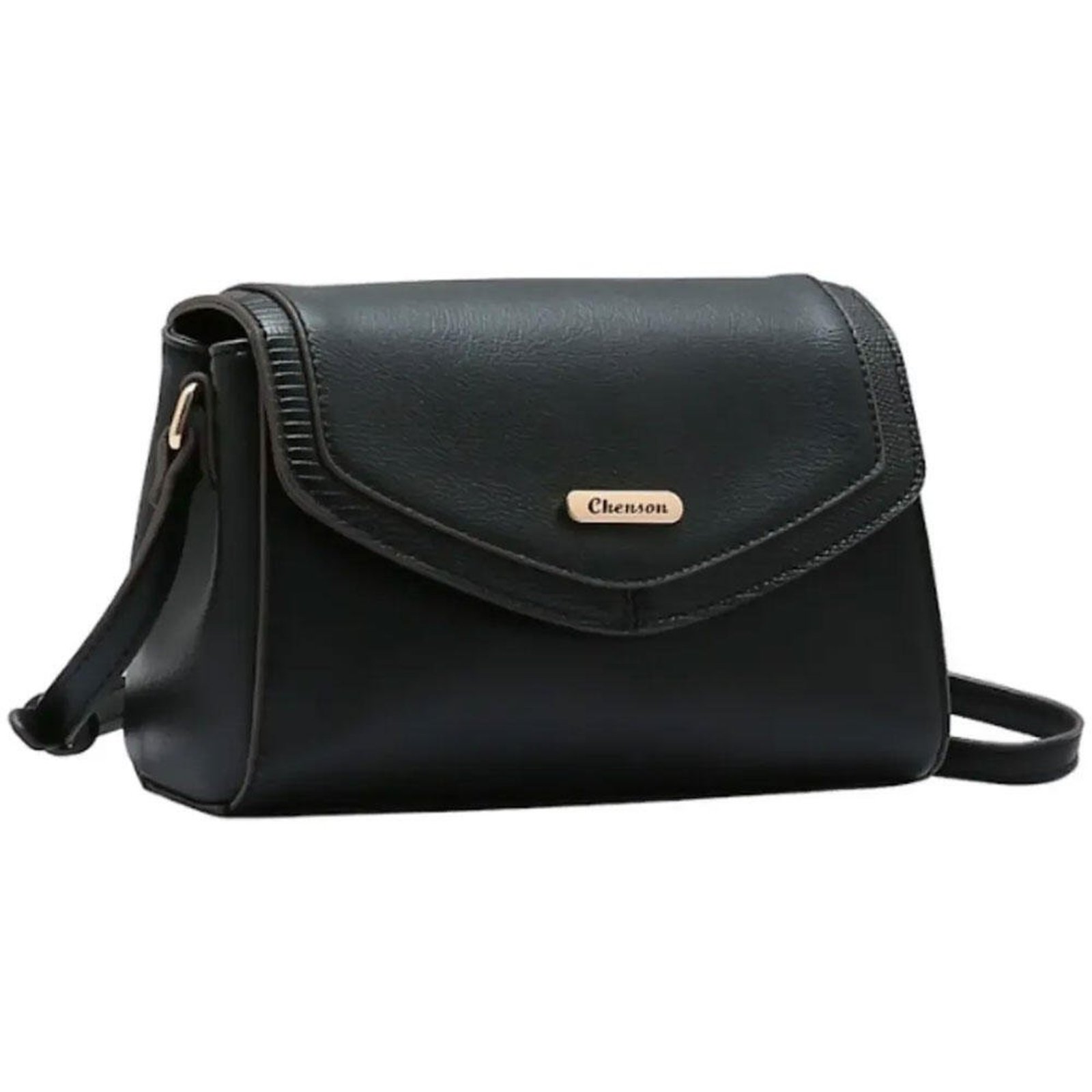 Bolsa Feminina Transversal Chenson Cg85252 1825252 Preto
