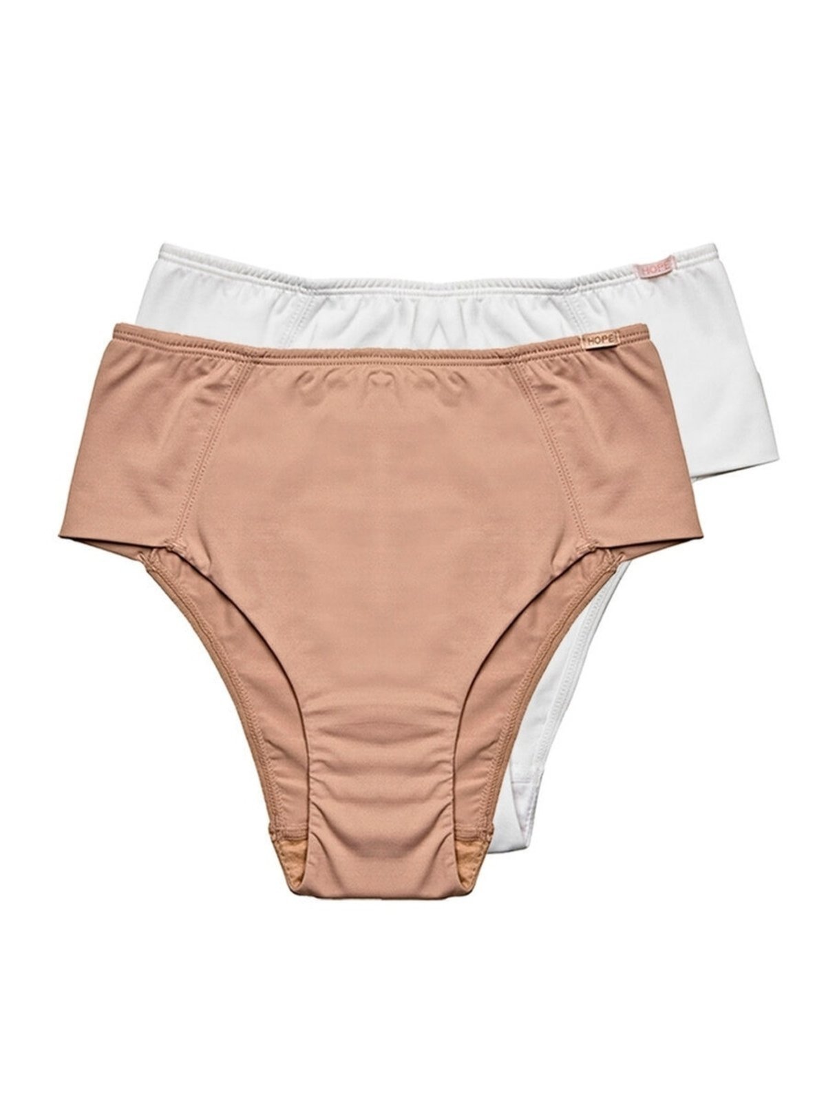 Kit com 2 Calcinhas Alta Hope 33860 Branco