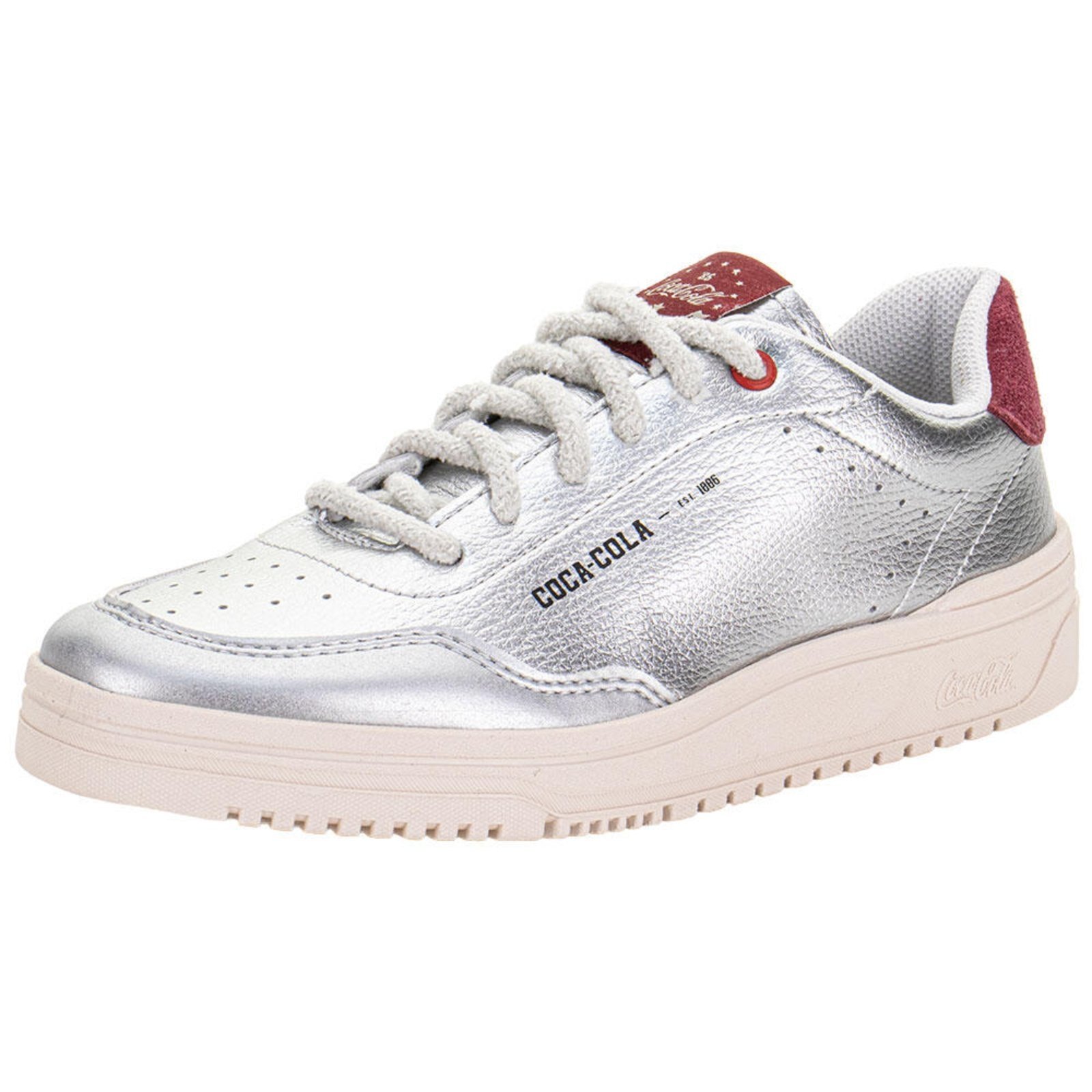 Tênis Feminino Charm Town Coca-Cola Cc2497 5372497 Prata
