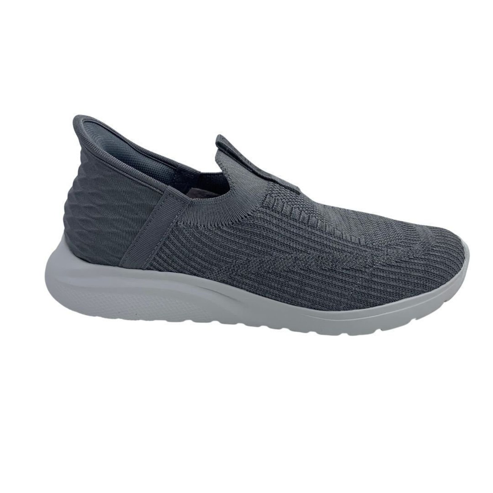 Tênis Softli Knit Cinza 10427 Calce Fácil OrthoLite - Cinza - Softli