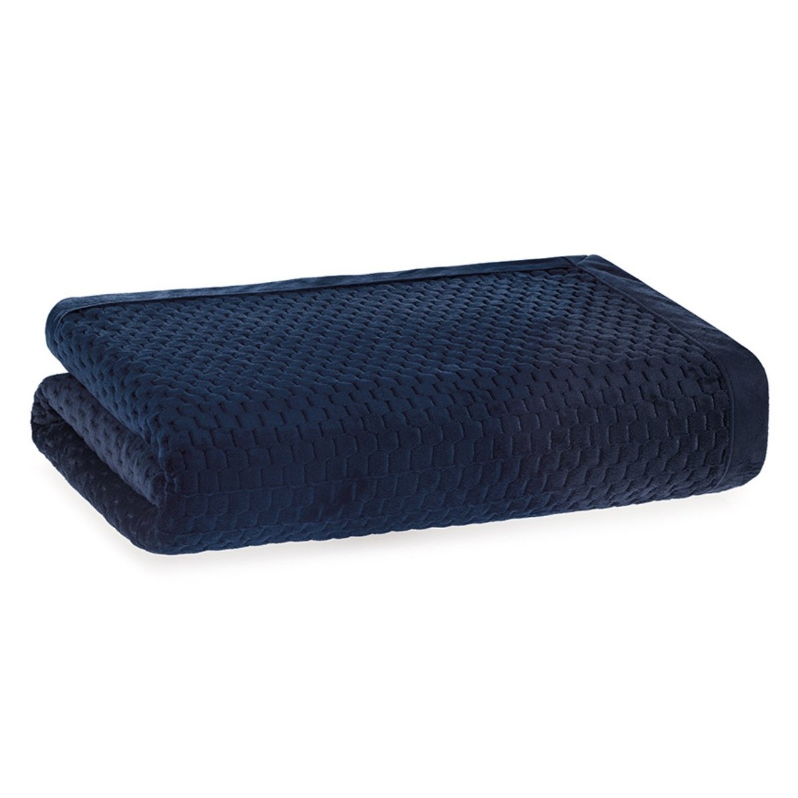 Manta Queen Karsten Microfibra Fleece Oliver Azul Naval