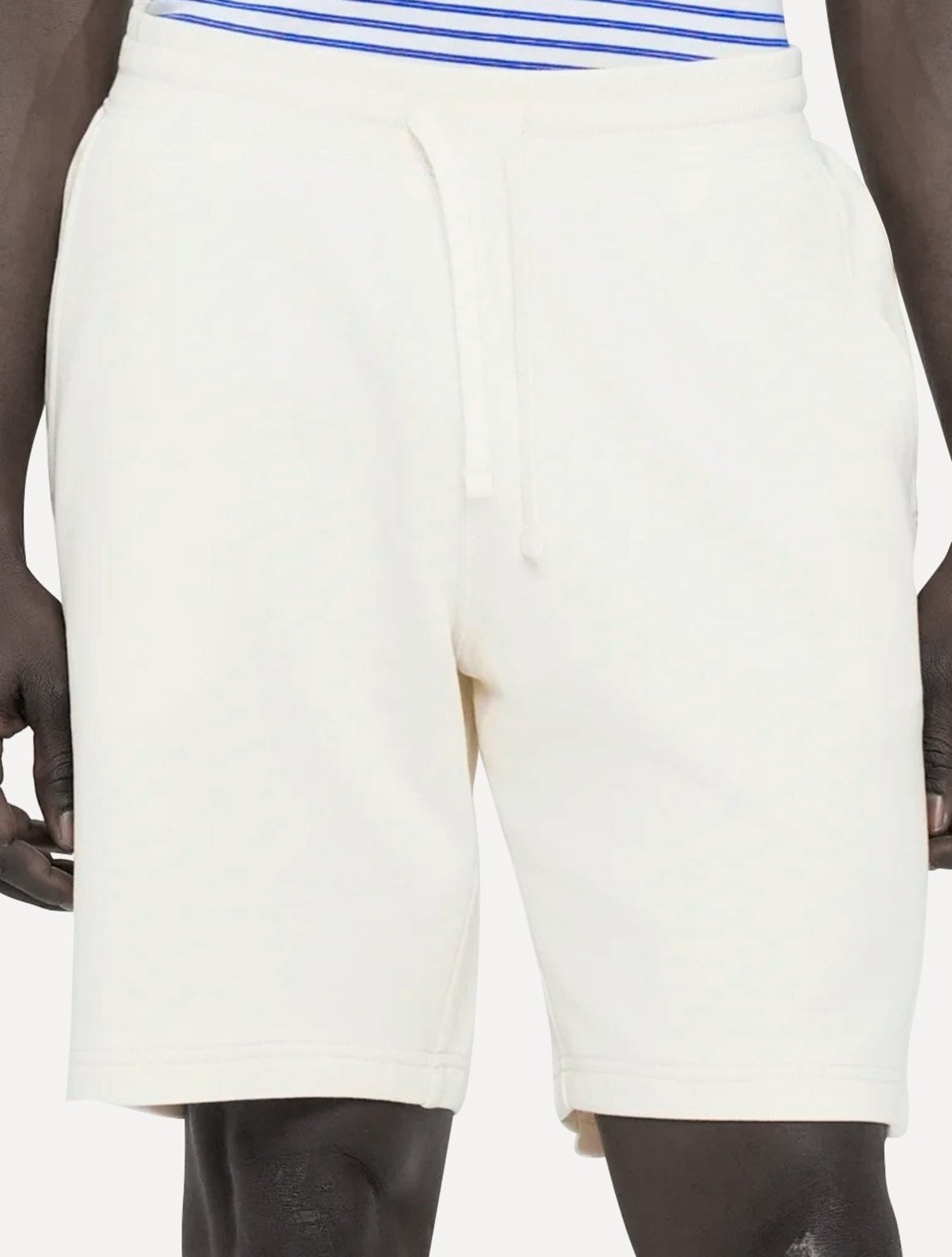 Bermuda Tommy Hilfiger Moletom Masculina Essential Terry Off White