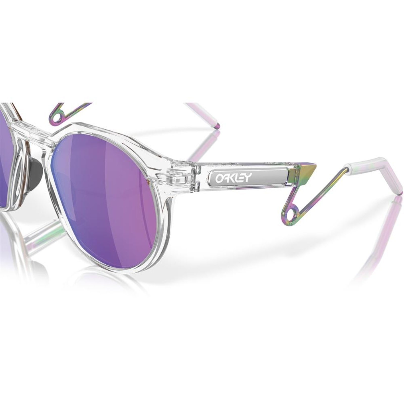 Óculos de Sol Oakley HSTN Metal Matte Clear Prizm Violet