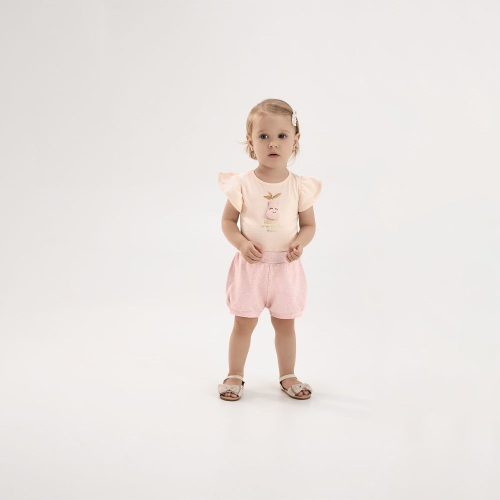 Infantil - Conjunto Rosa Pulla Bulla Menina - 53623-1298
