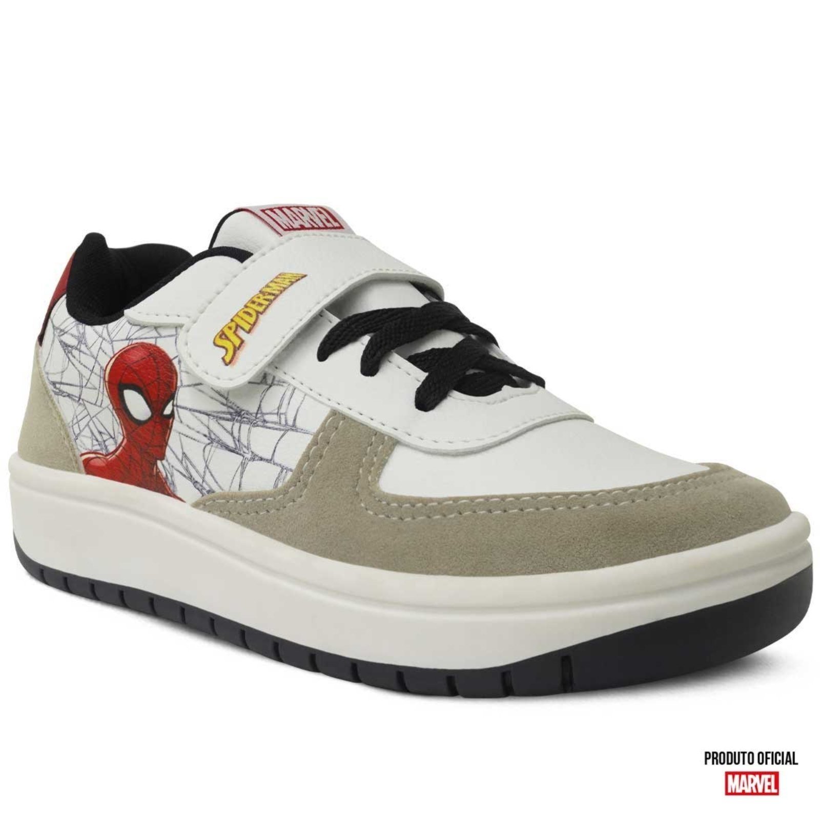 Infantil - Tênis Menino Marvel Homem Aranha Original Branco