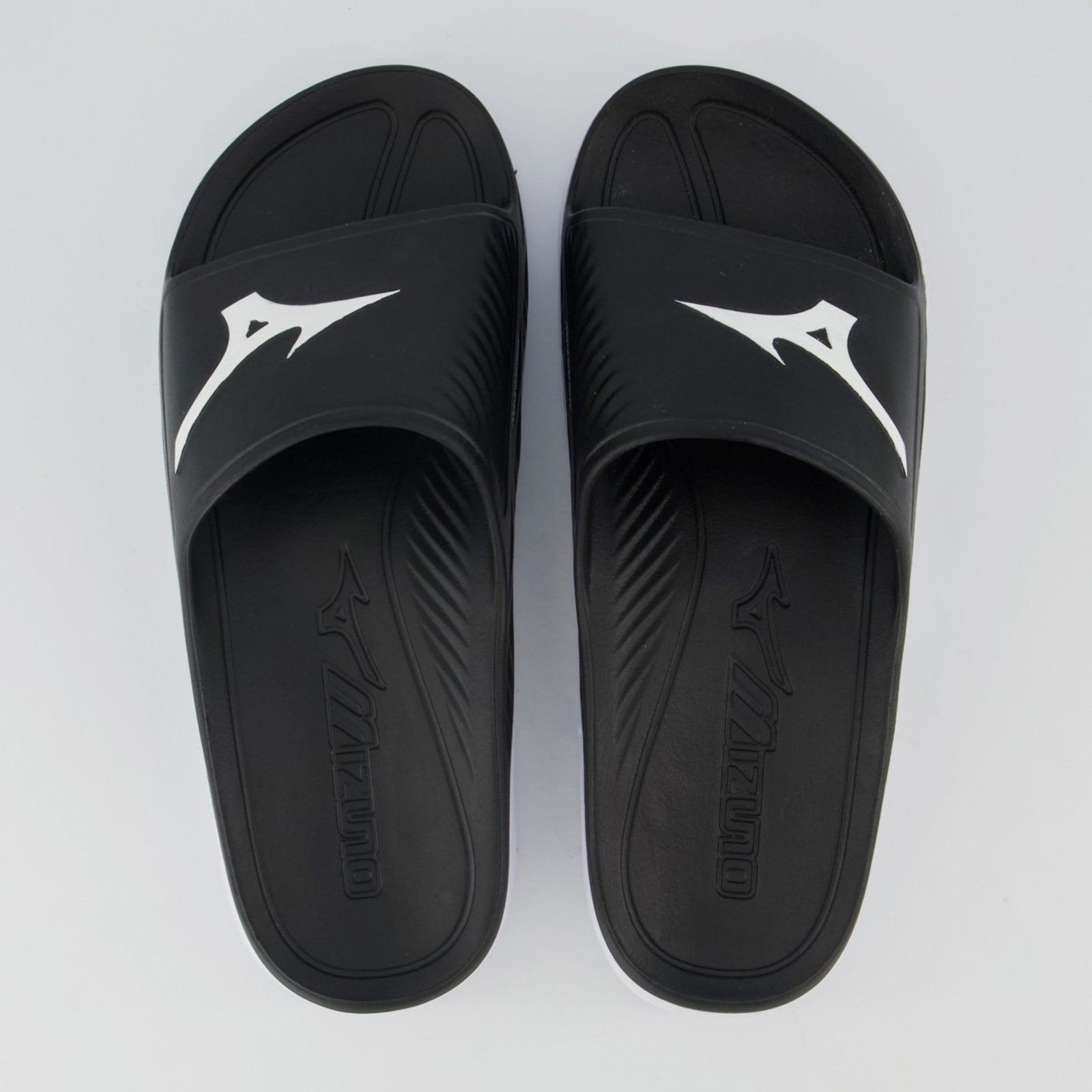Chinelo Mizuno Enerzy Preto e Branco