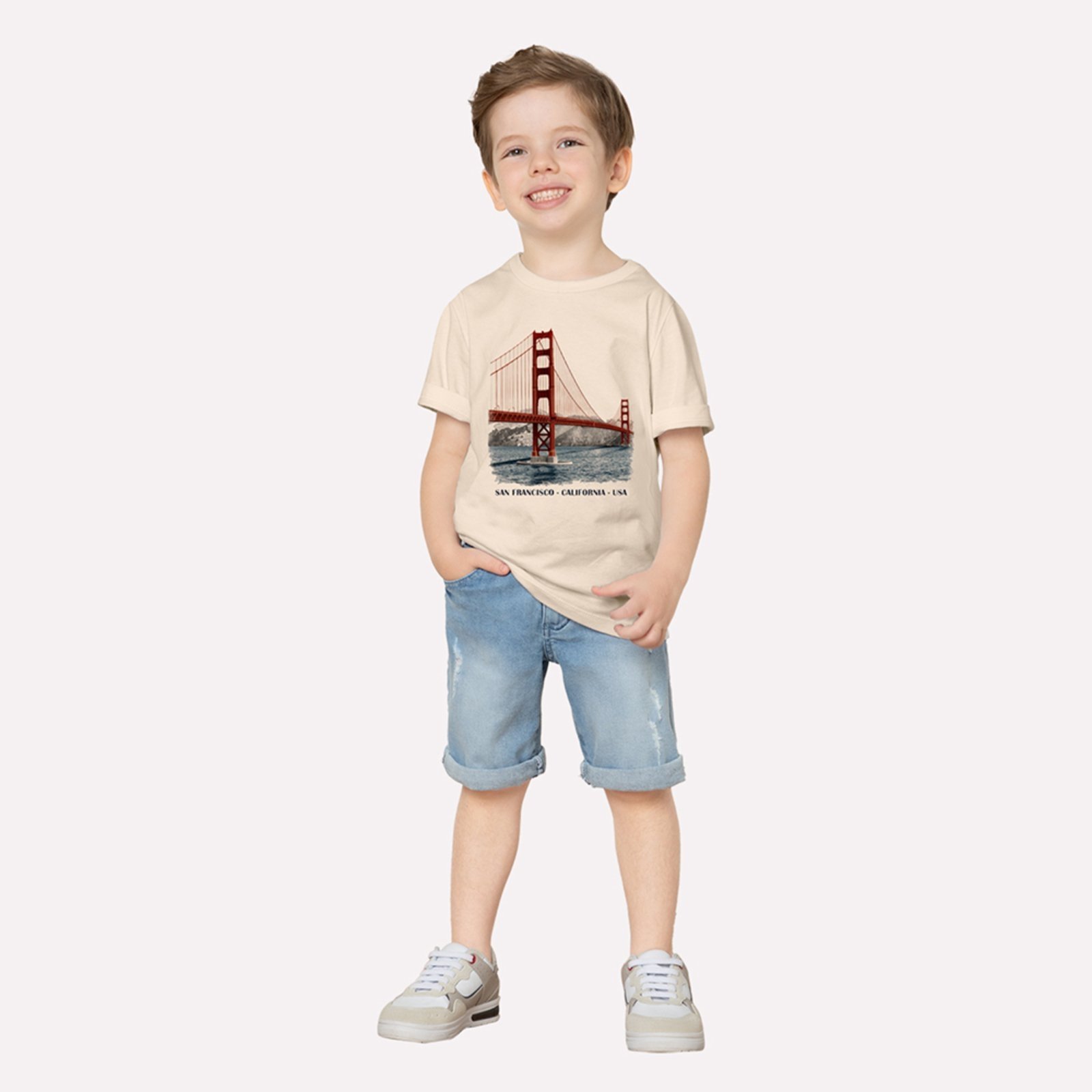 Infantil – Camiseta Menino Estampa Milon