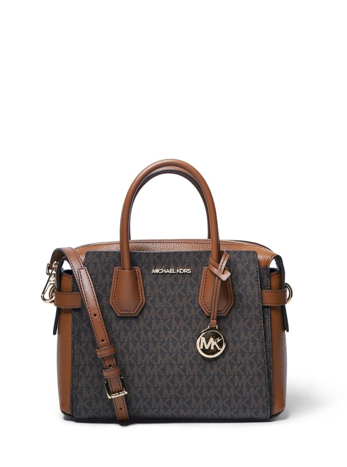 Vista 2 Bolsa De Ombro Mercer Logo Pequena 35F2GM9S1B200 marrom marrom