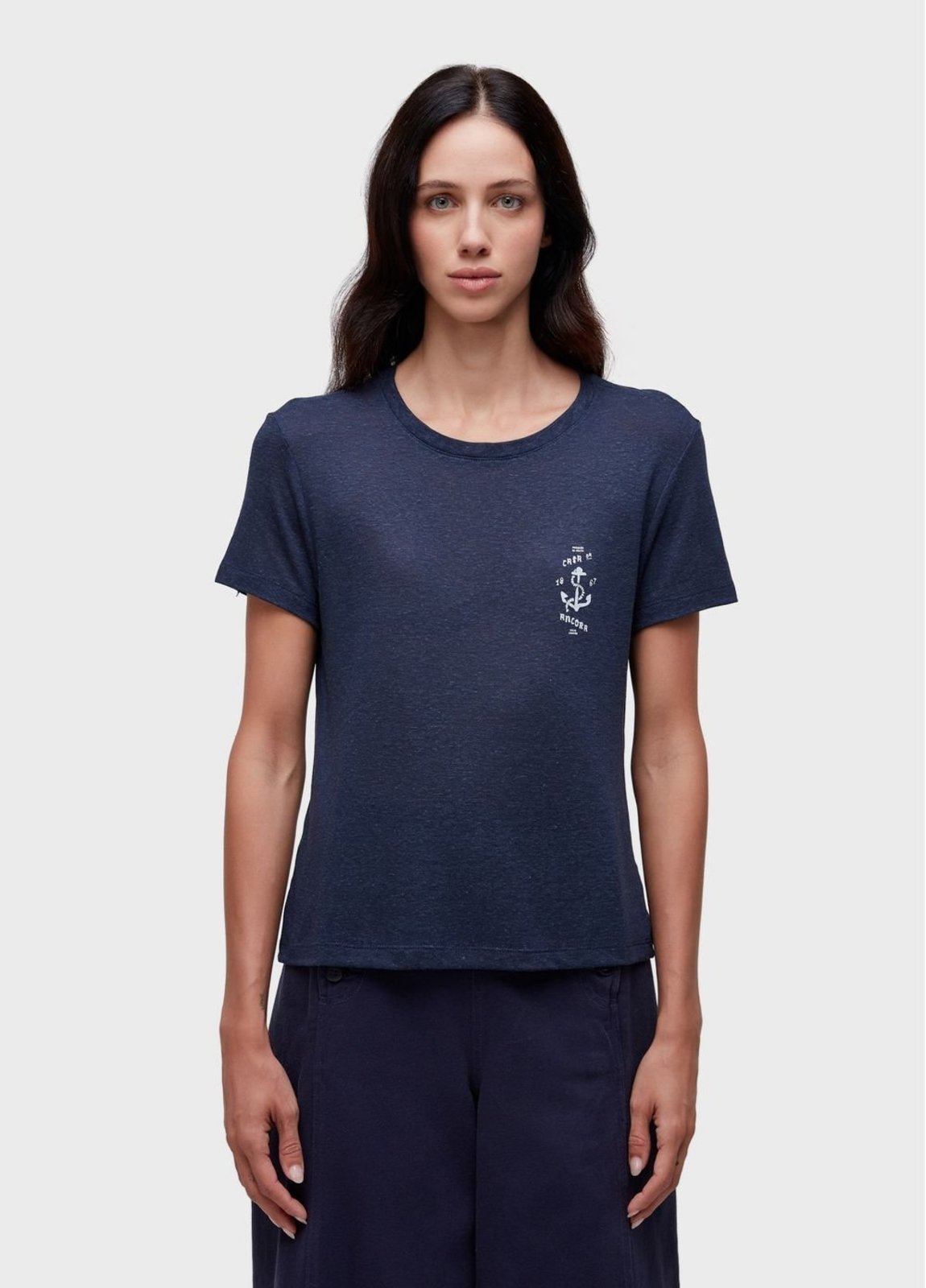 T-shirt casa da ancora marinho OSKLEN