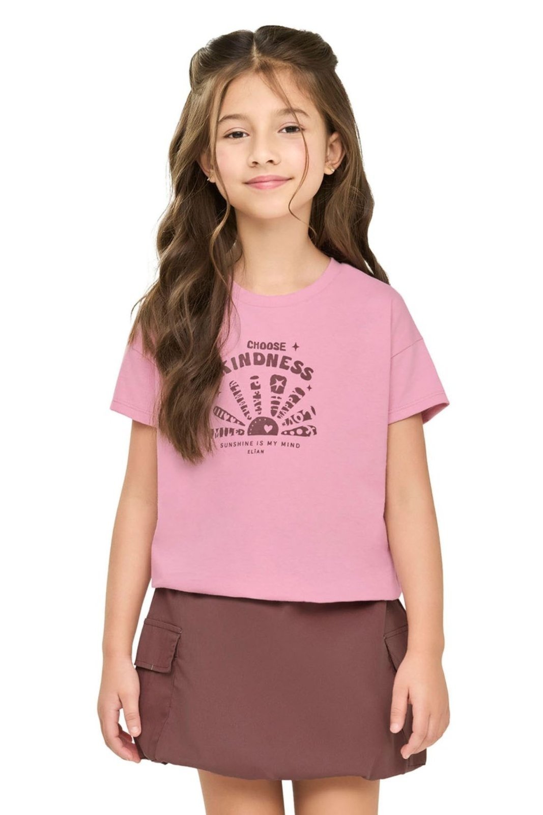 Vista 2 Infantil - Conjunto Menina Sunshine Elian bege Elian bege