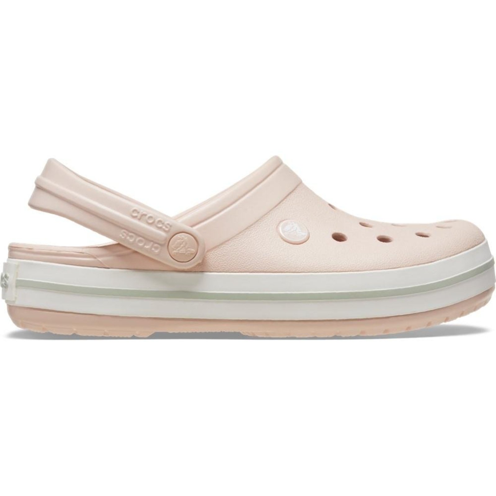 Sandália crocs crocband quartz Bege