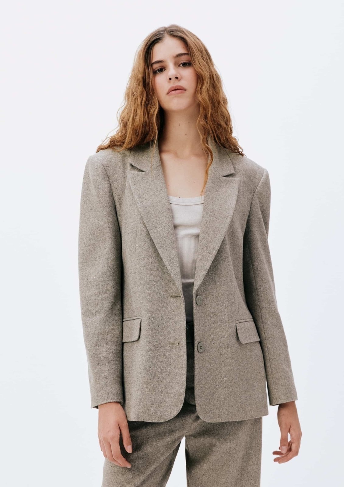 Blazer Feminino Oversized Em Lã Hering