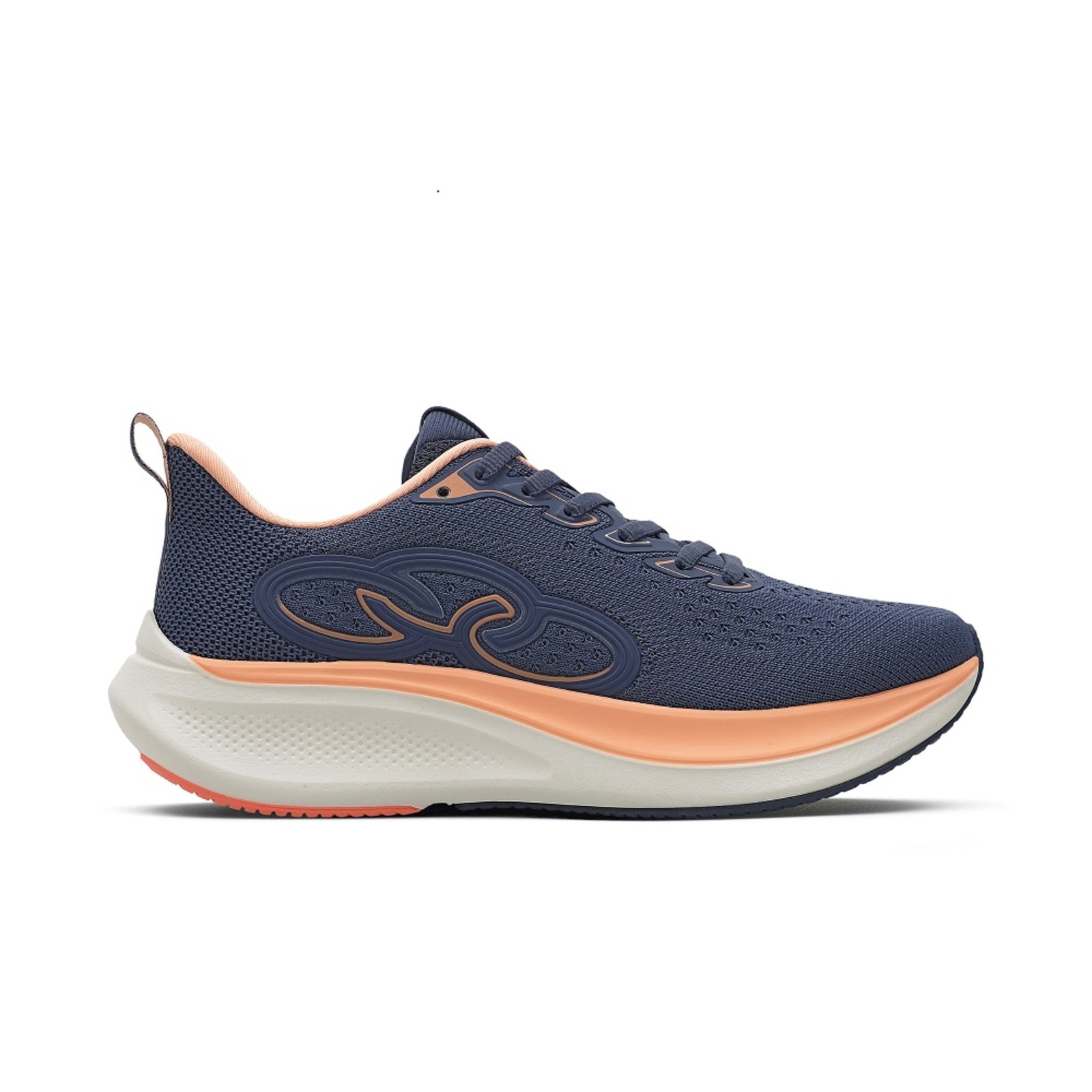 Tênis Olympikus Voa 3 Feminino – Azul/Laranja