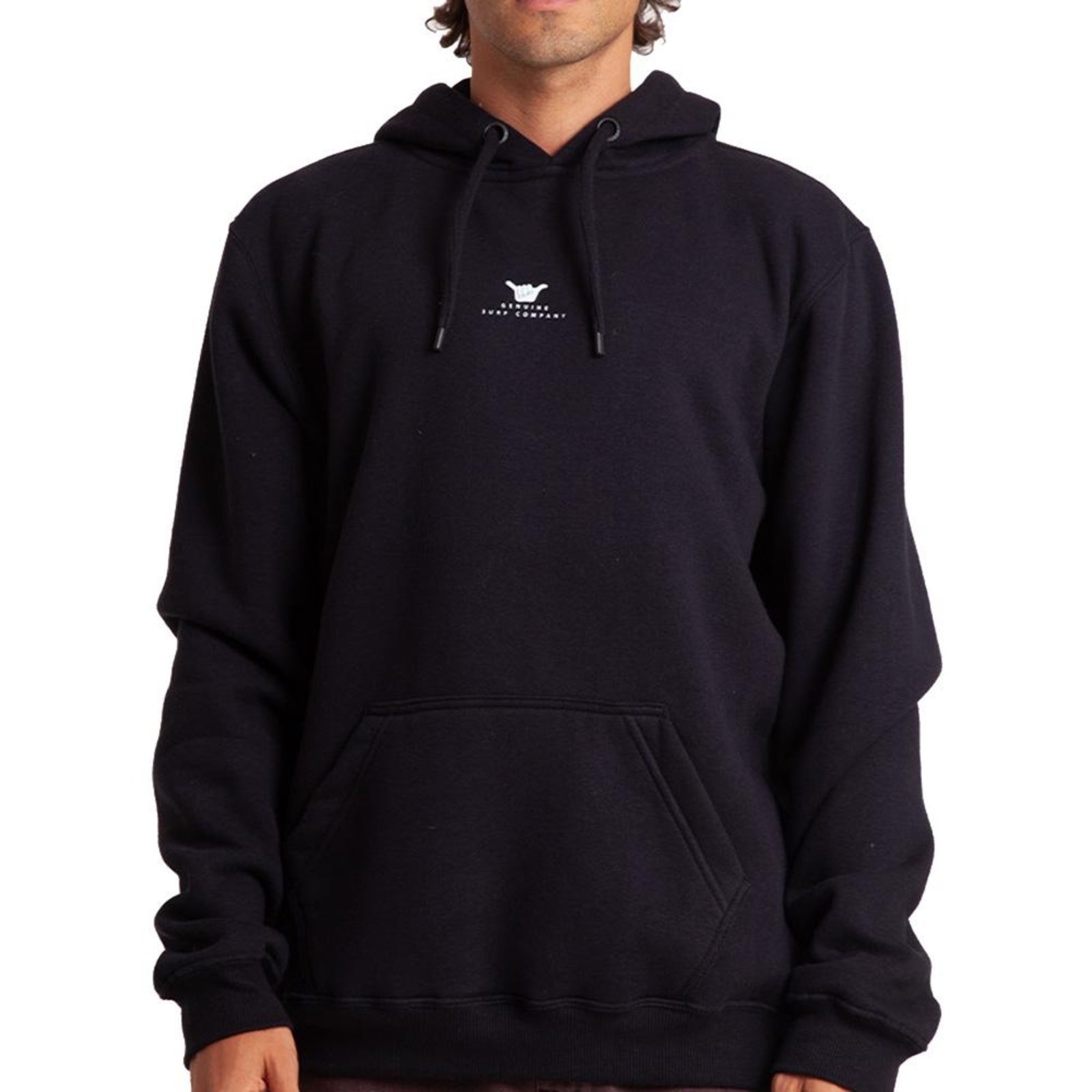 Moletom Hang Loose Canguru Clean WT26 Masculino Preto