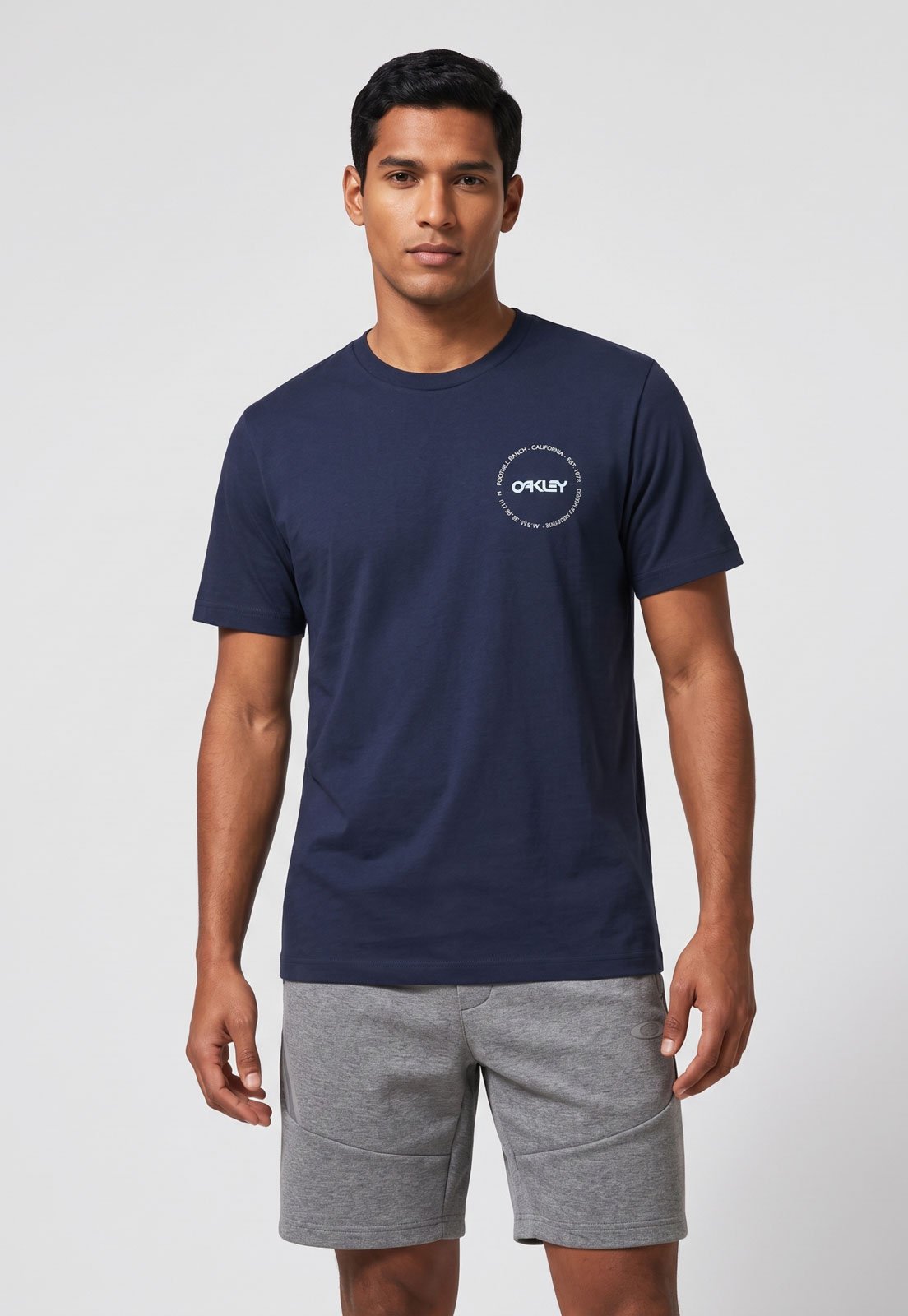 Camiseta Masculina Oakley Classics Azul-Marinho