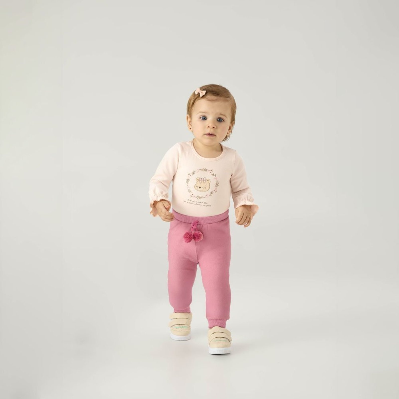 Infantil - Calça Rosa Pulla Bulla Menina - 55115-1052