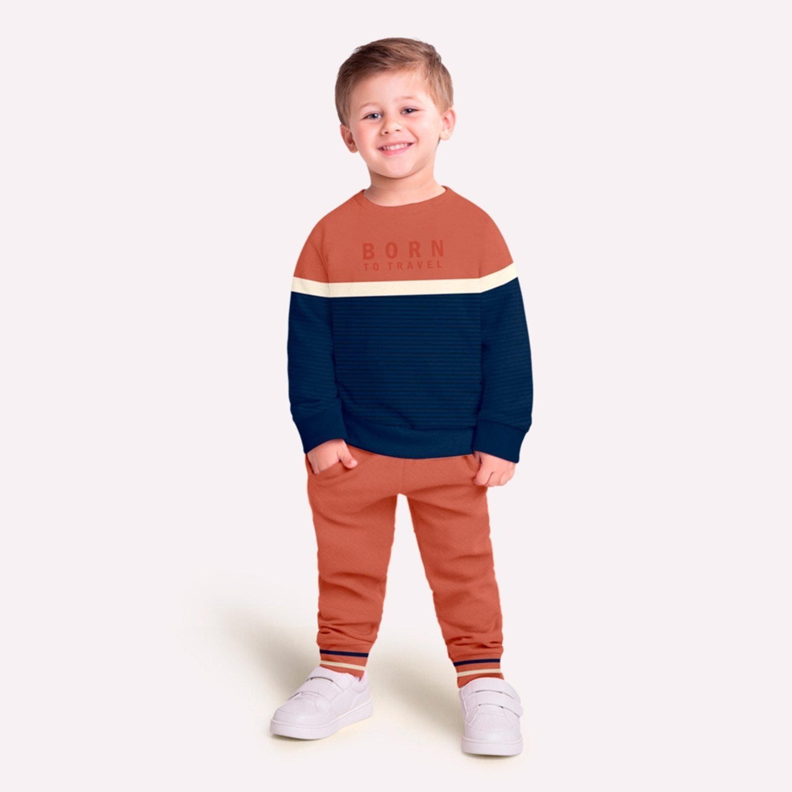 Infantil - Conjunto Menino Lettering Milon