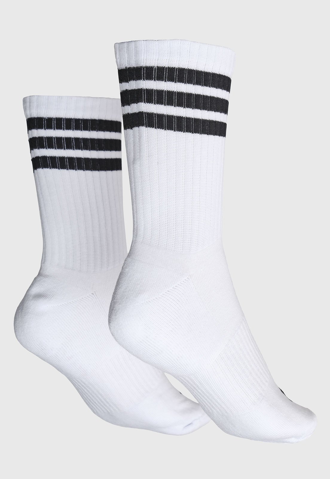 Vista 3 Meia Feminina adidas Performance Cano Médio Branca adidas performance branco