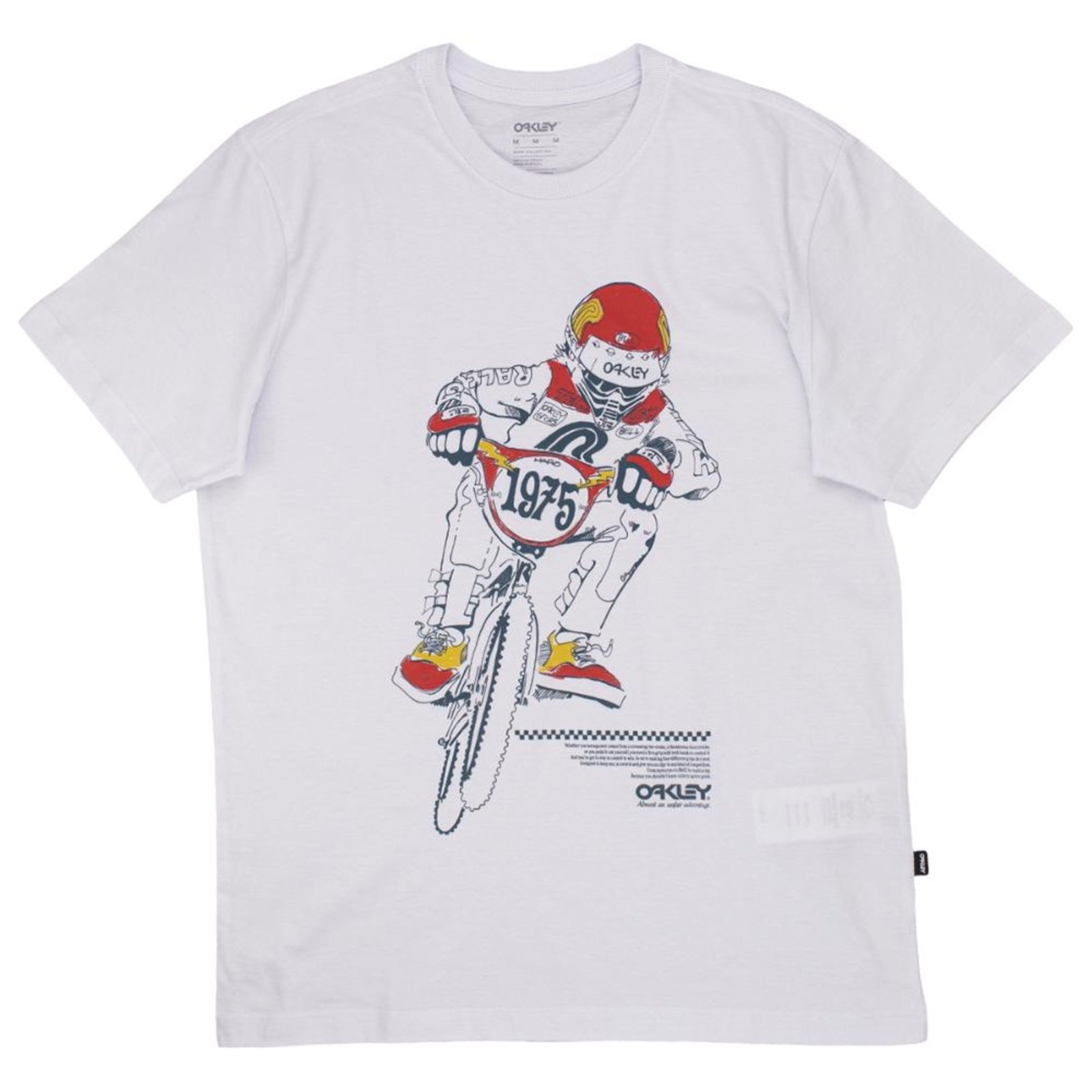 Camiseta Oakley BMX SS Tee Branco