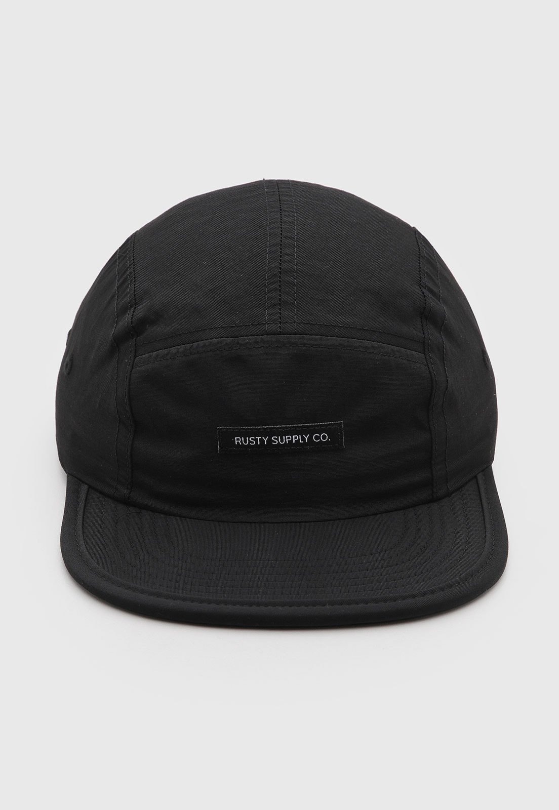 Boné Aba Reta Masculino Rusty Five Panel Brief Preto