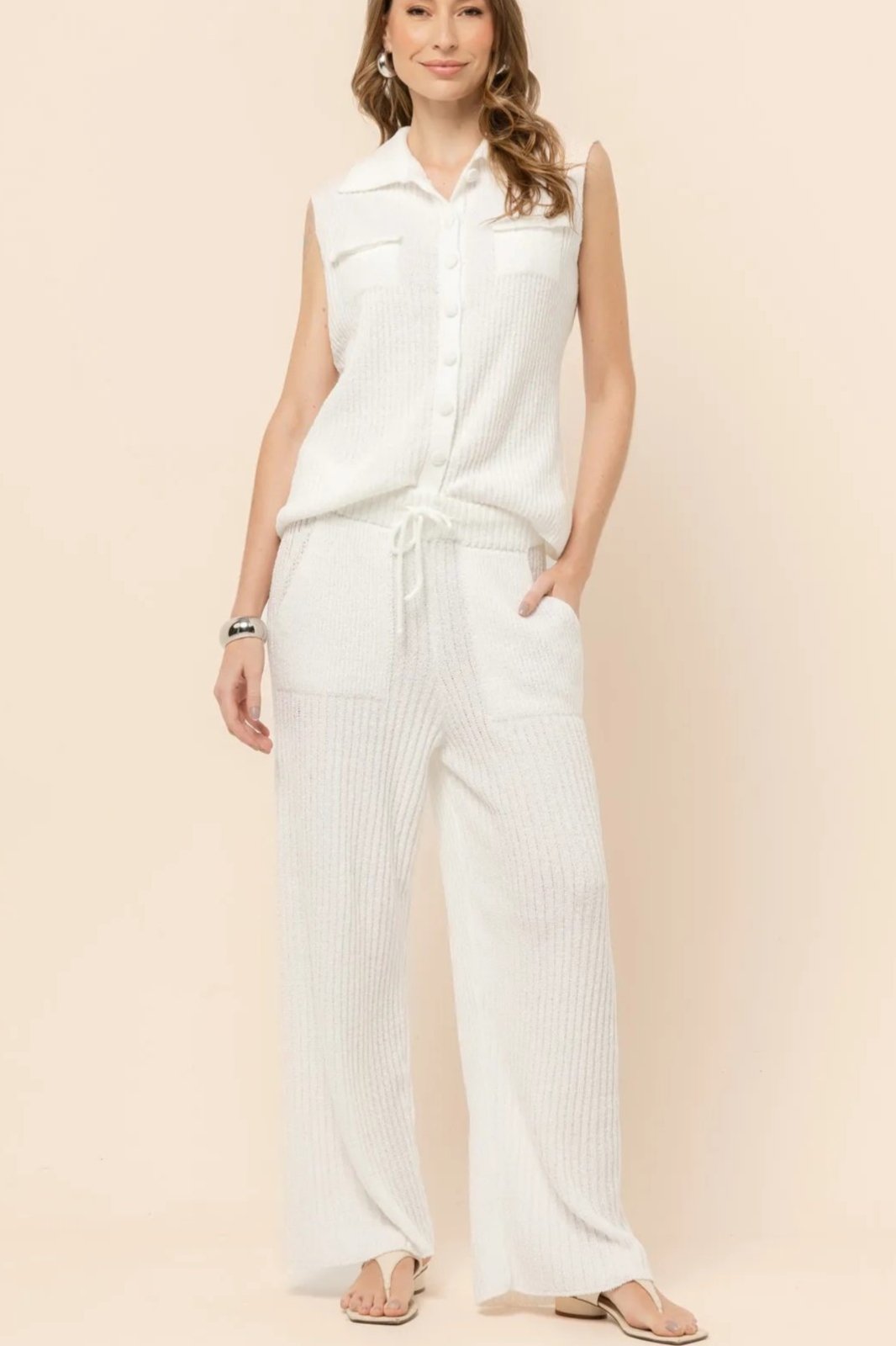 Conjunto em Tricot Isadora – Off White