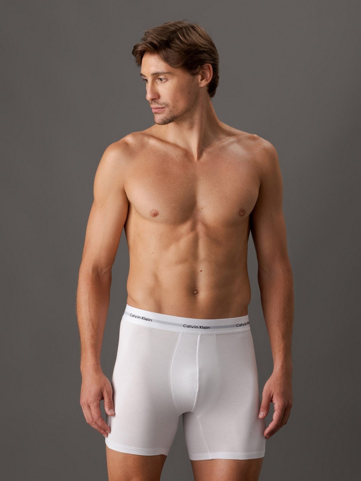 Vista 2 Cueca Boxer Modal Modern Calvin Klein Underwear Calvin Klein Jeans branco Calvin Klein Jeans branco