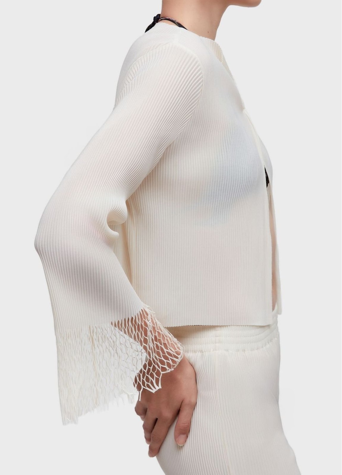 Vista 3 Cardigan plisse Osklen off-white Osklen off-white