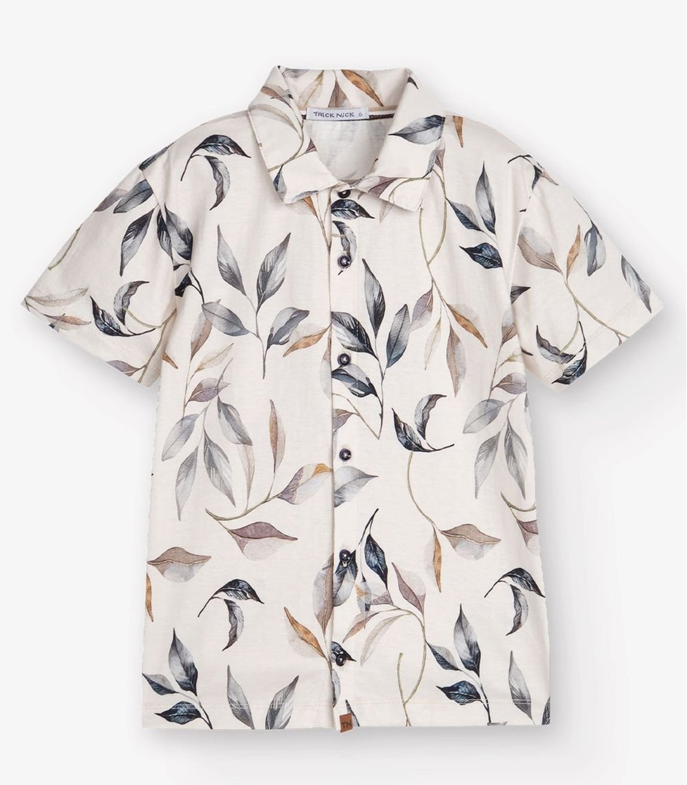 Infantil - Camisa Meia Malha Menino Trick Nick Preto