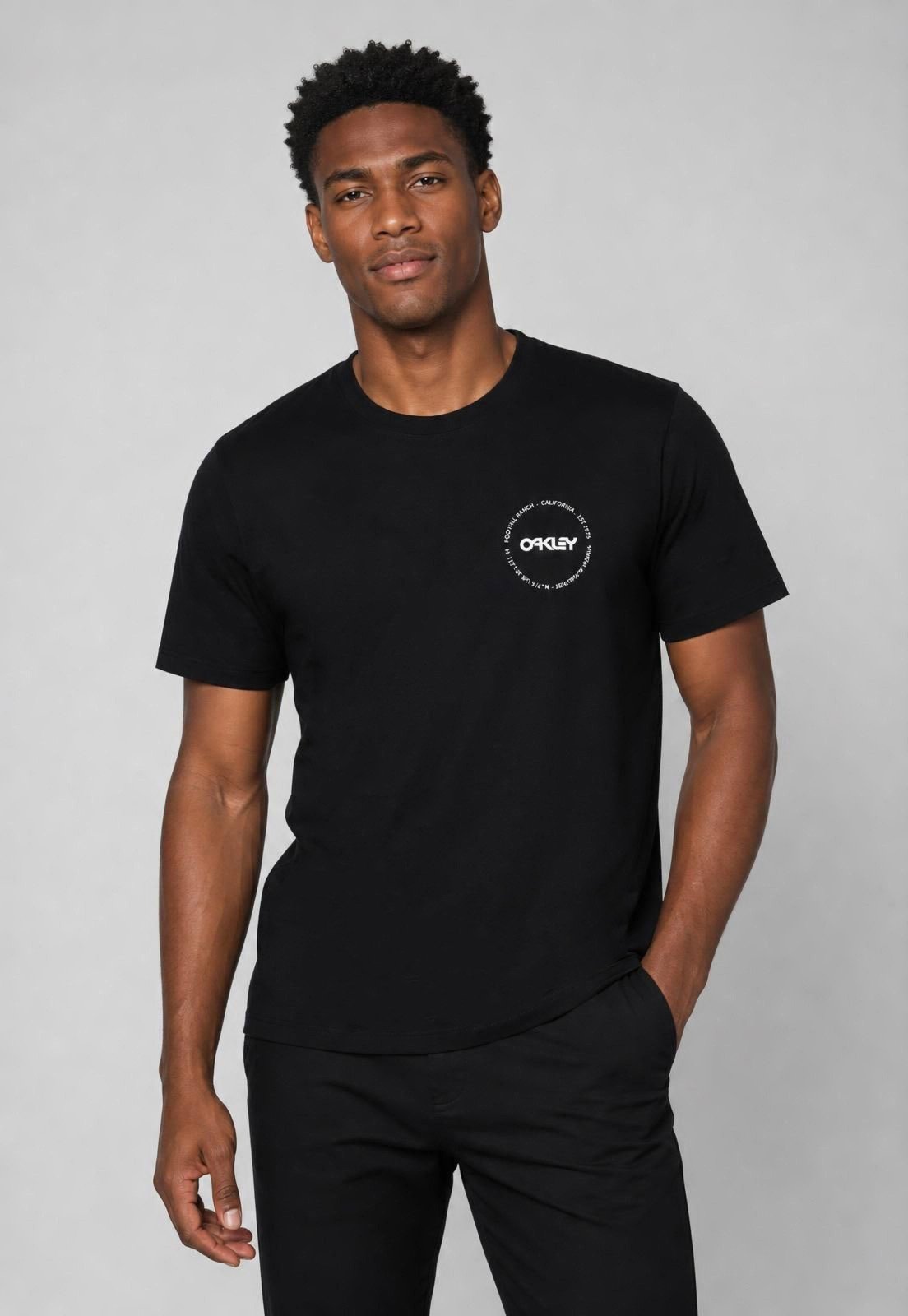 Camiseta Masculina Oakley B1B Classic Preta