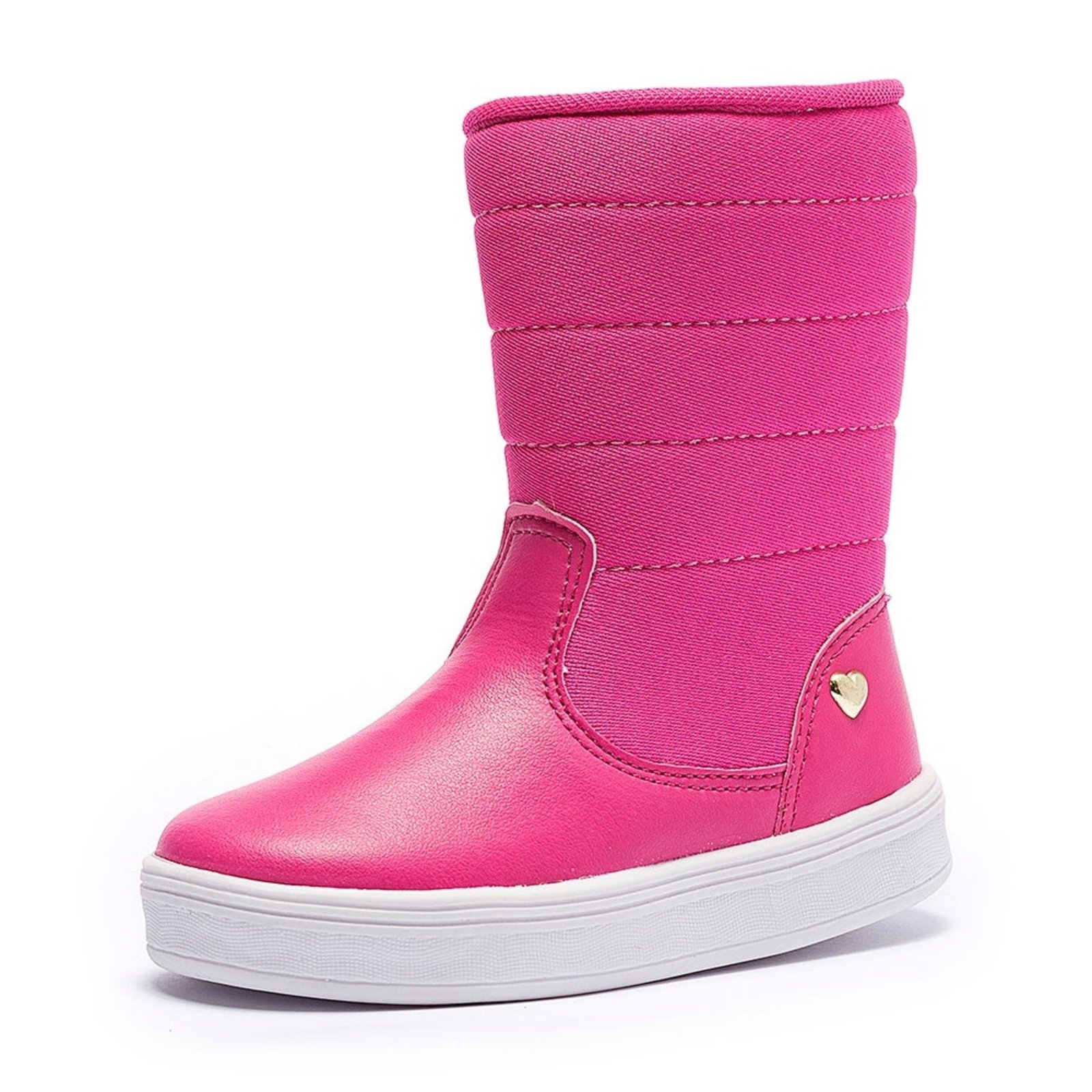 Infantil - Bota Tênis Feminina Tininha Menina Bordado Pink