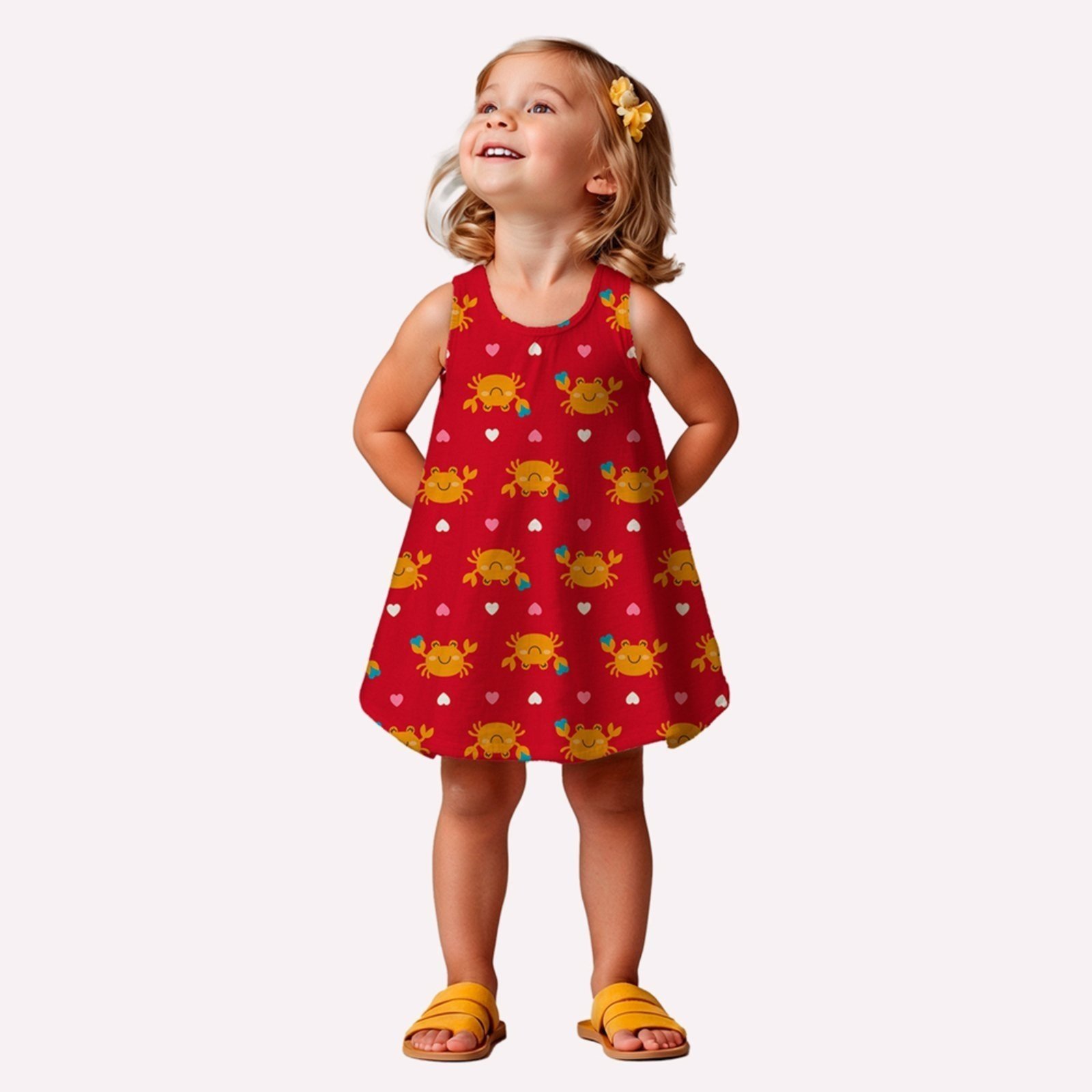 Infantil – Vestido Menina Carangueijos Kyly