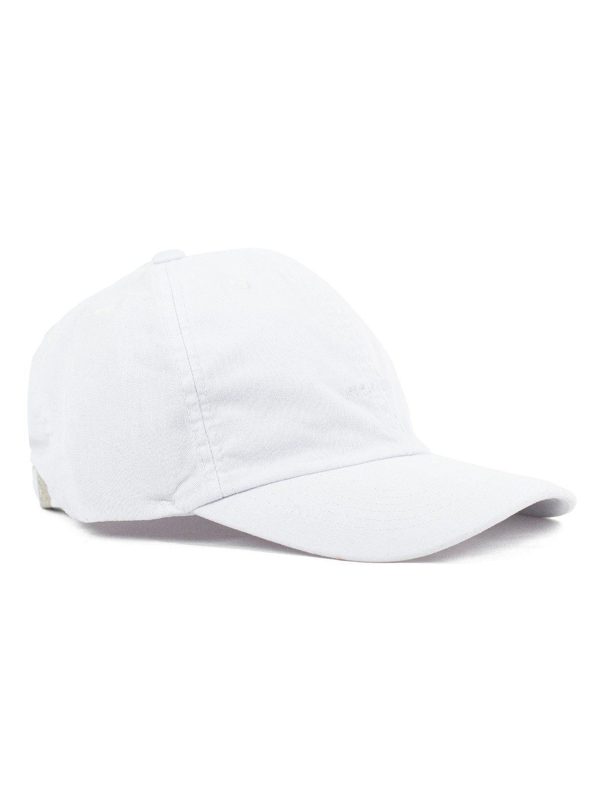 Boné Richards Romeo Casual Algodão Strapback Aba Curva Ajustável Branco