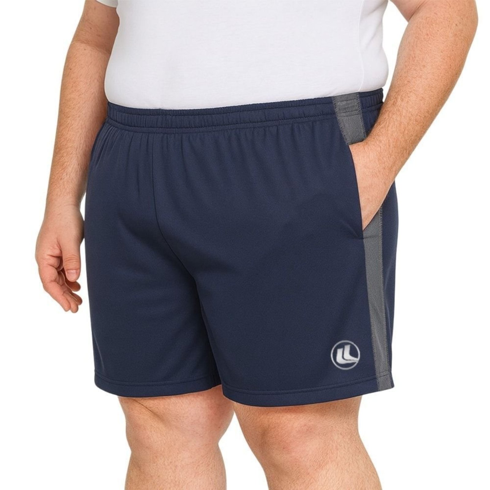 Bermuda Esporte Legal Line Plus Size Masculina - Azul - Esporte Legal