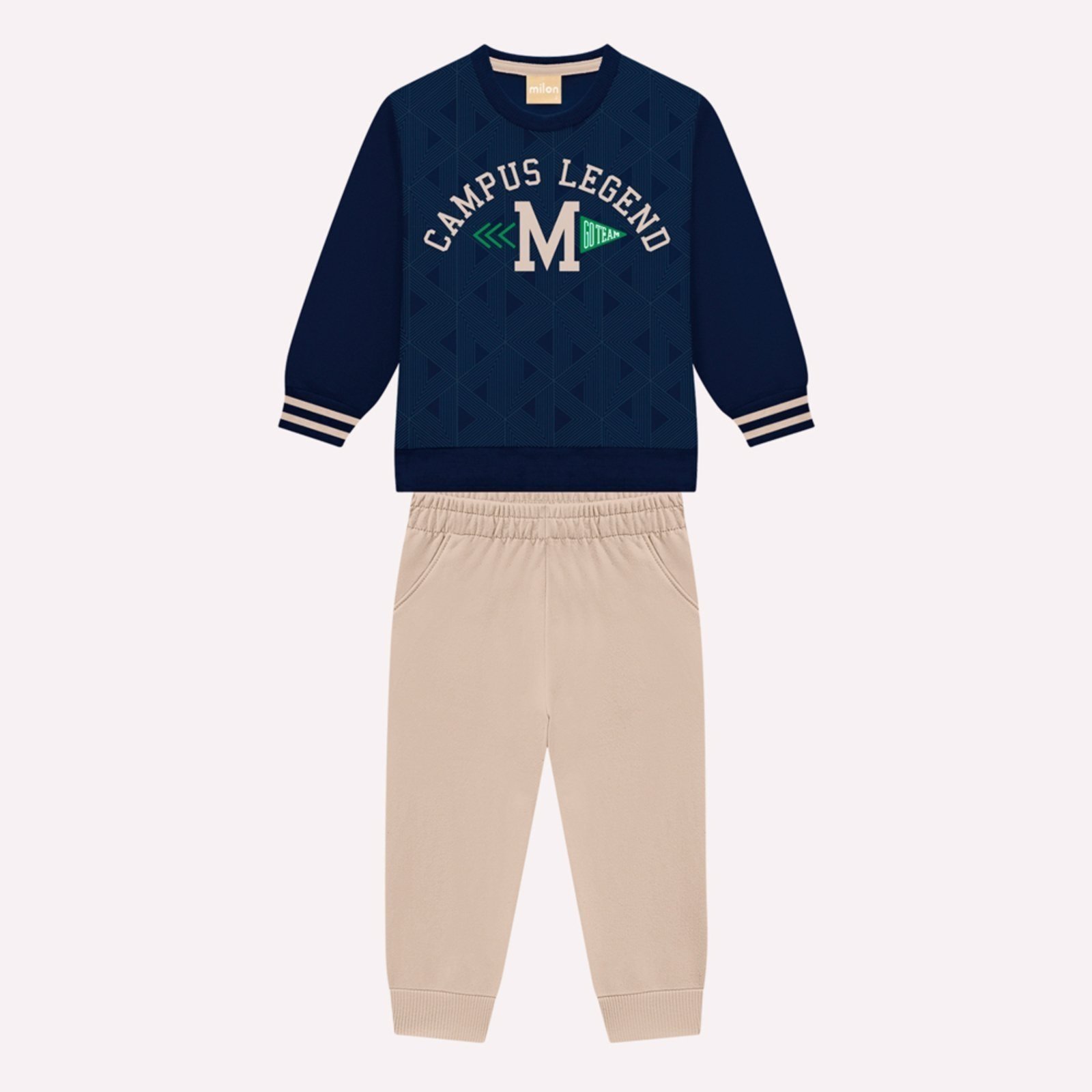 Infantil - Conjunto Menino Lettering Milon
