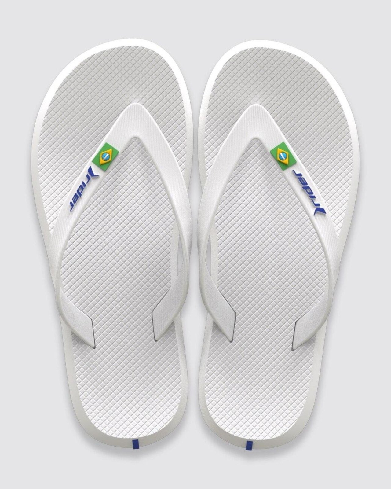 Vista 2 Chinelo Masculino Rider Brasil branco Rider branco