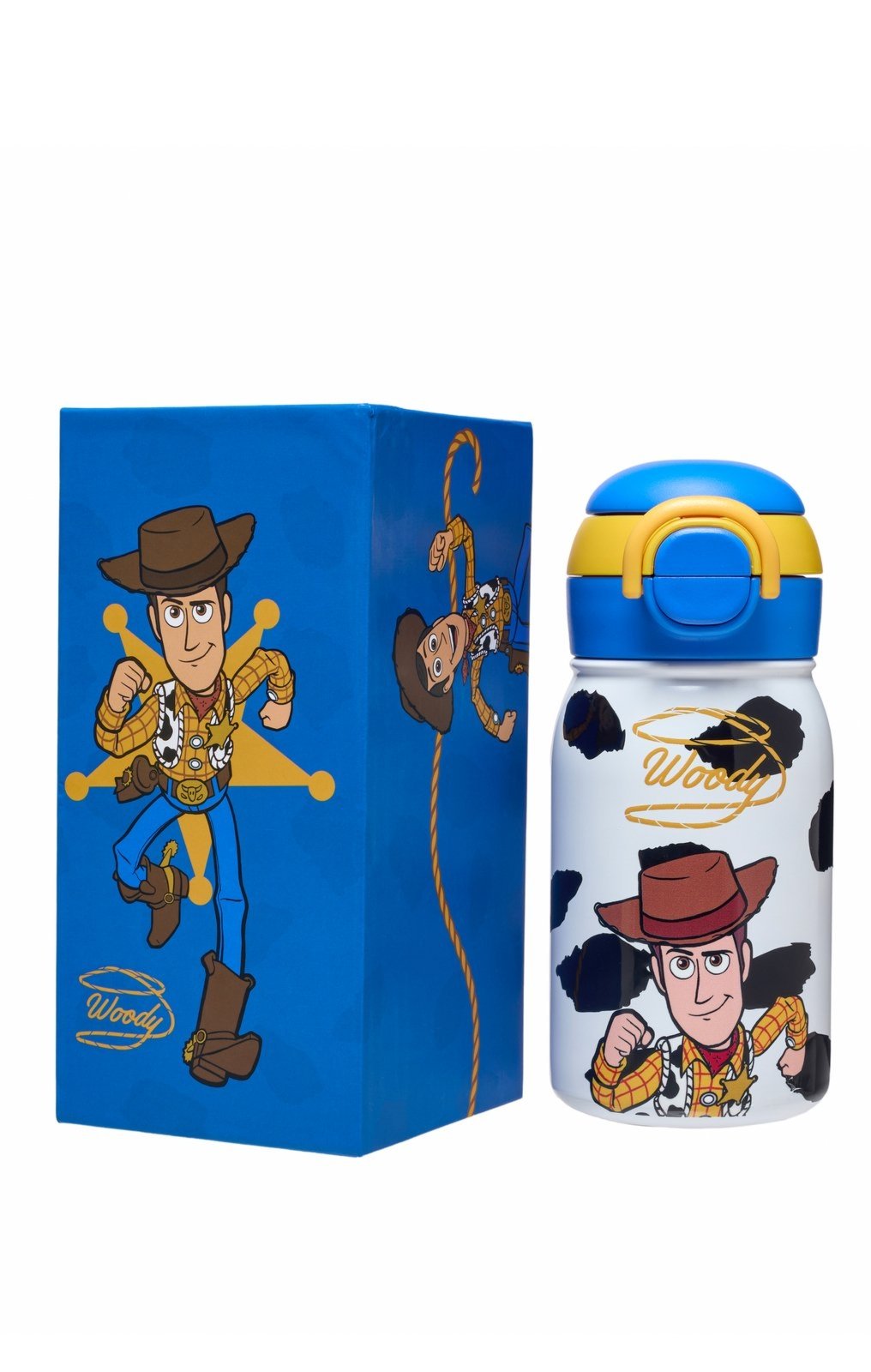 Infantil - Garrafa Disney Woody Toy Story Térmica Bocal Duplo Aço Inox 500ML
