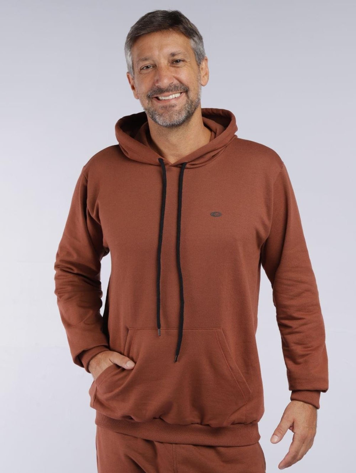 Moletom Canguru Masculino MARROM