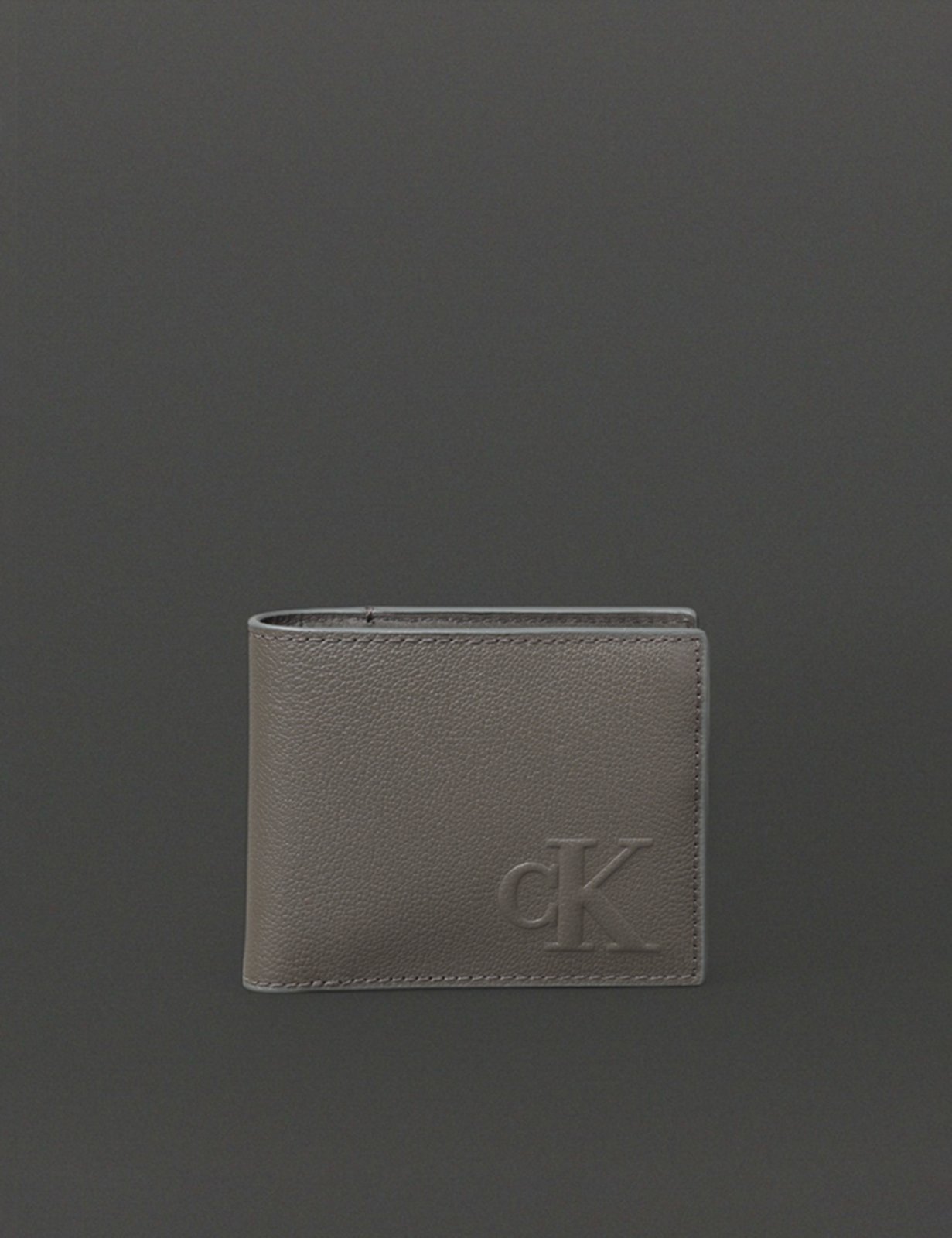 Vista 2 Carteira Masculina Couro Calvin Klein Jeans - Capuccino marrom Calvin Klein Jeans marrom