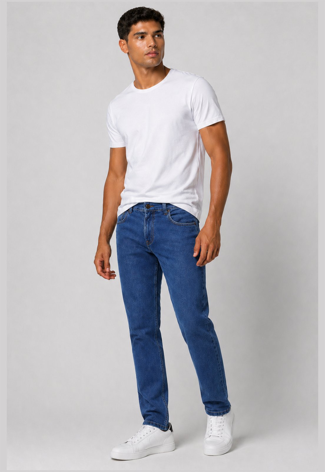 CALÇA JEANS RETA WRANGLER RT OR JEANS