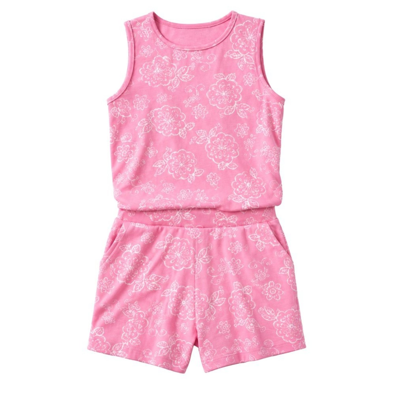 Infantil - Conjunto Menina Regata Cotton Bermuda Cotton