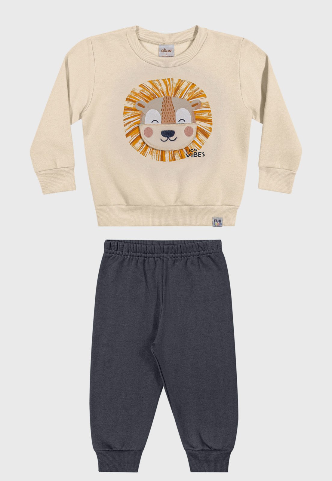 Conjunto Elian Leão Bege