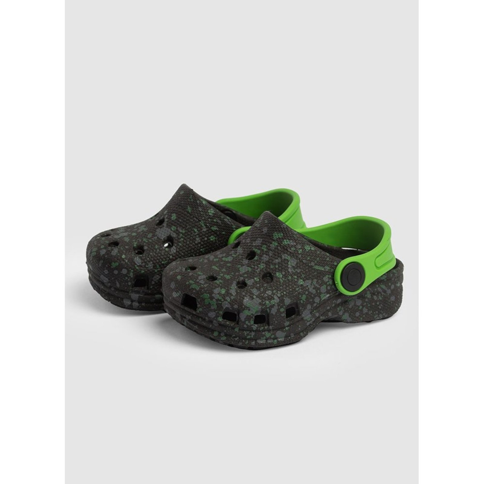Vista 2 Infantil - Babuche Menino Camuflado Molekada preto Molekada preto