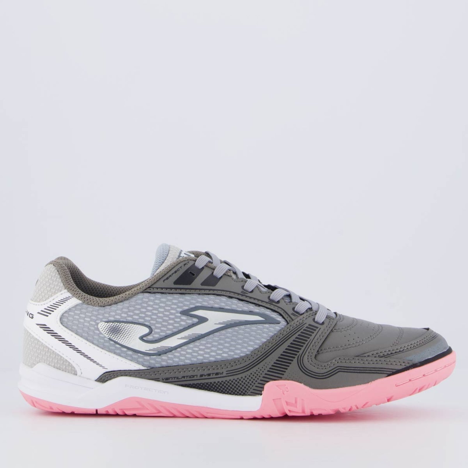 Chuteira Joma Dribling Futsal Cinza