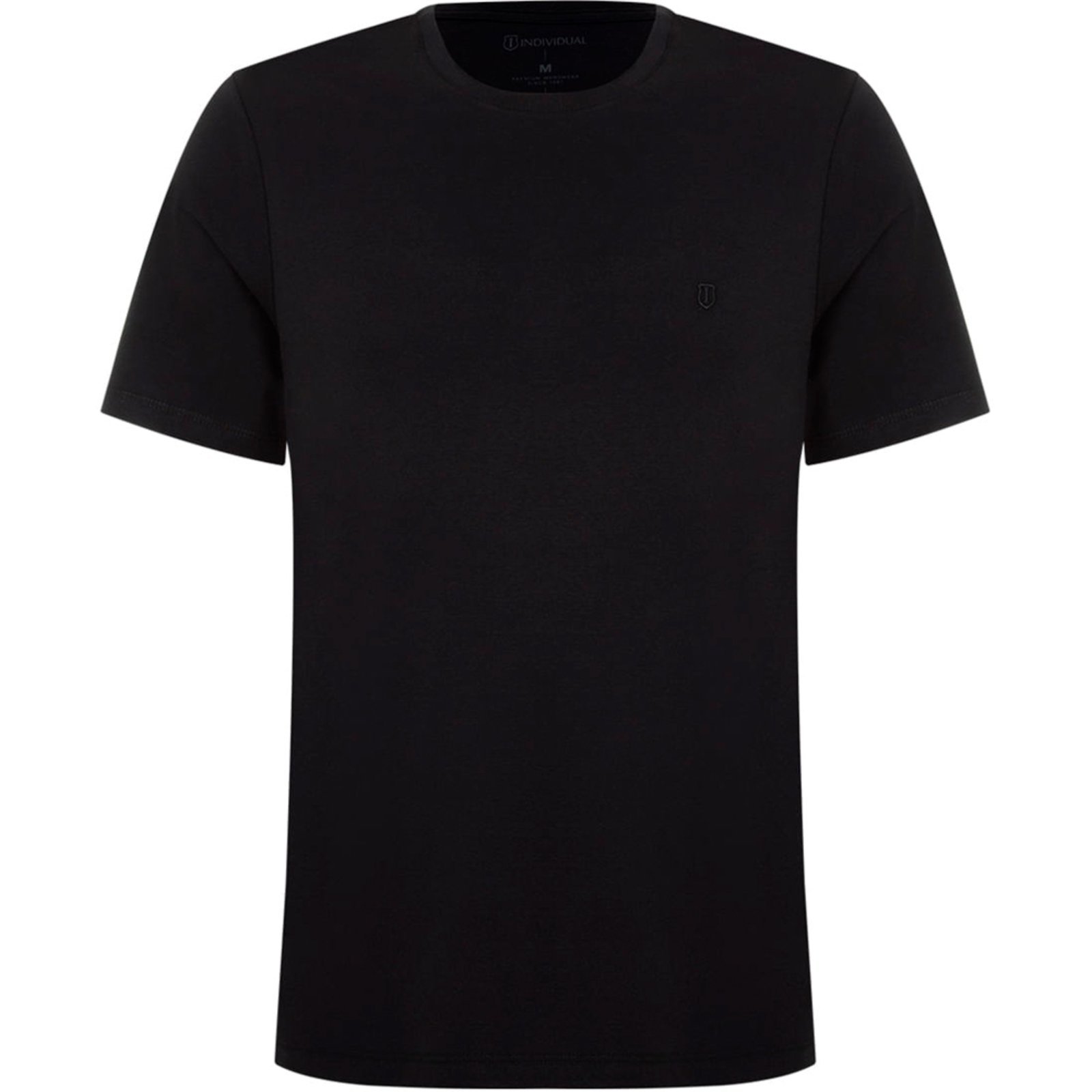 Camiseta Individual Basic Slim Ou24 Preto Masculino