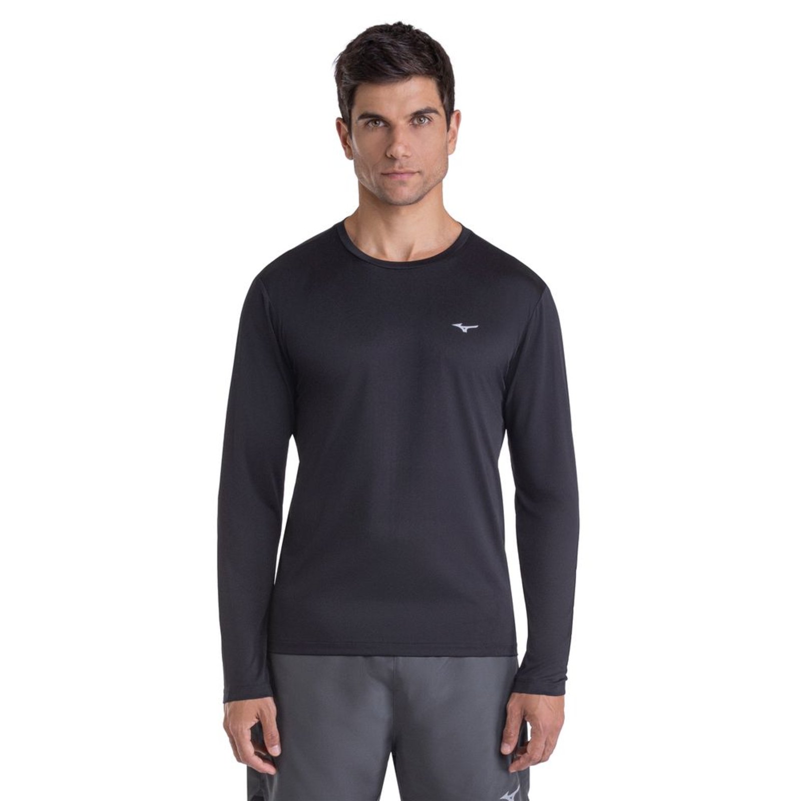 Camiseta de Corrida Manga Longa Mizuno Nirvana Masculina