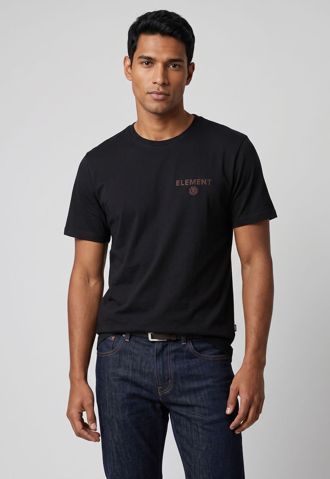 Camiseta Masculina Element Estampa Preta