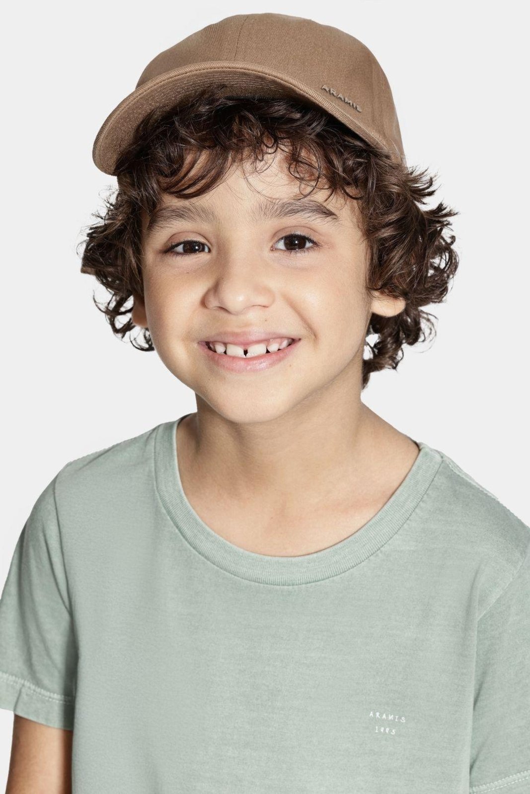 Vista 3 Infantil - Boné Aramis com Logo da marca preto Aramis preto