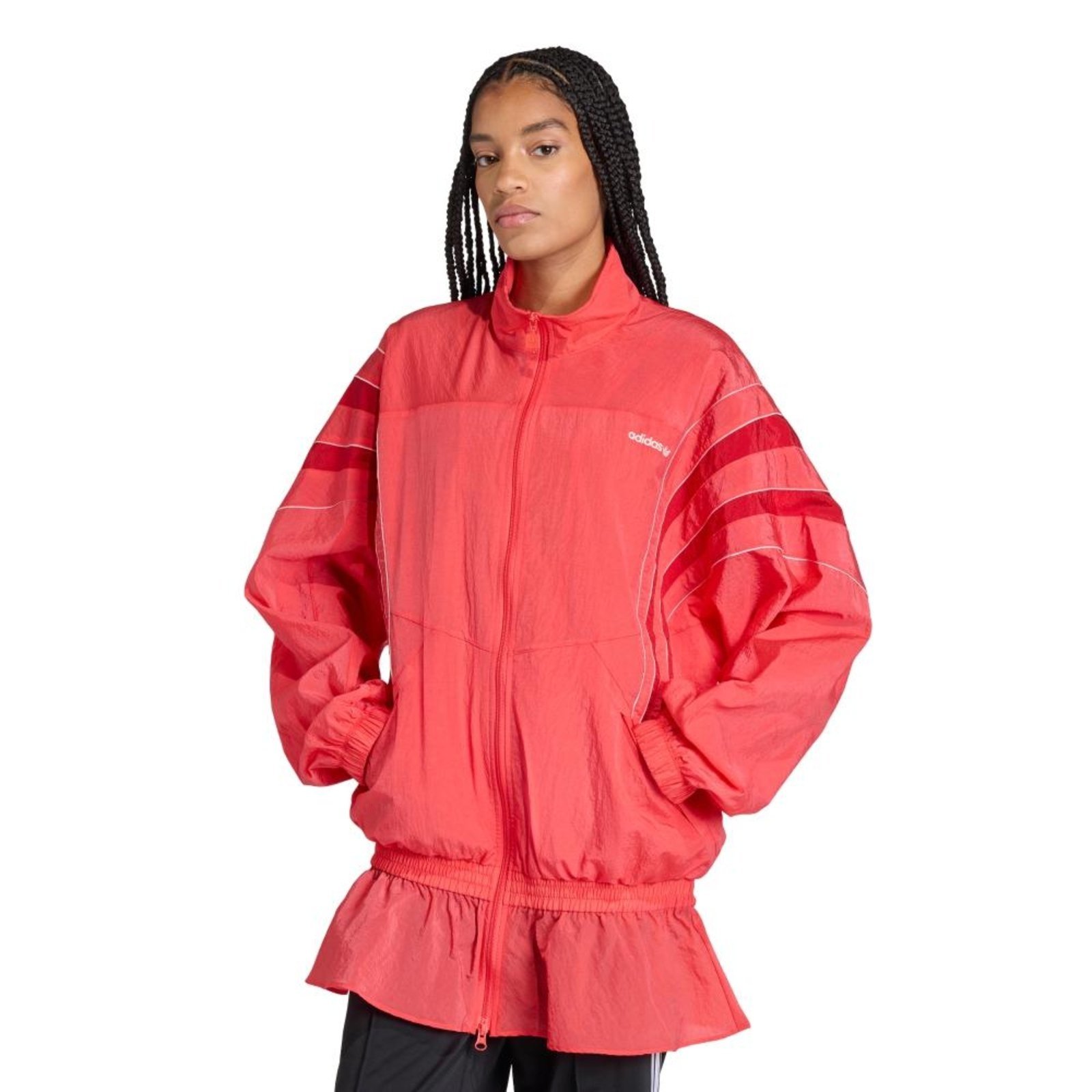 JAQUETA SANTIAGO WOVEN TRACK TOP adidas Originals Vermelho