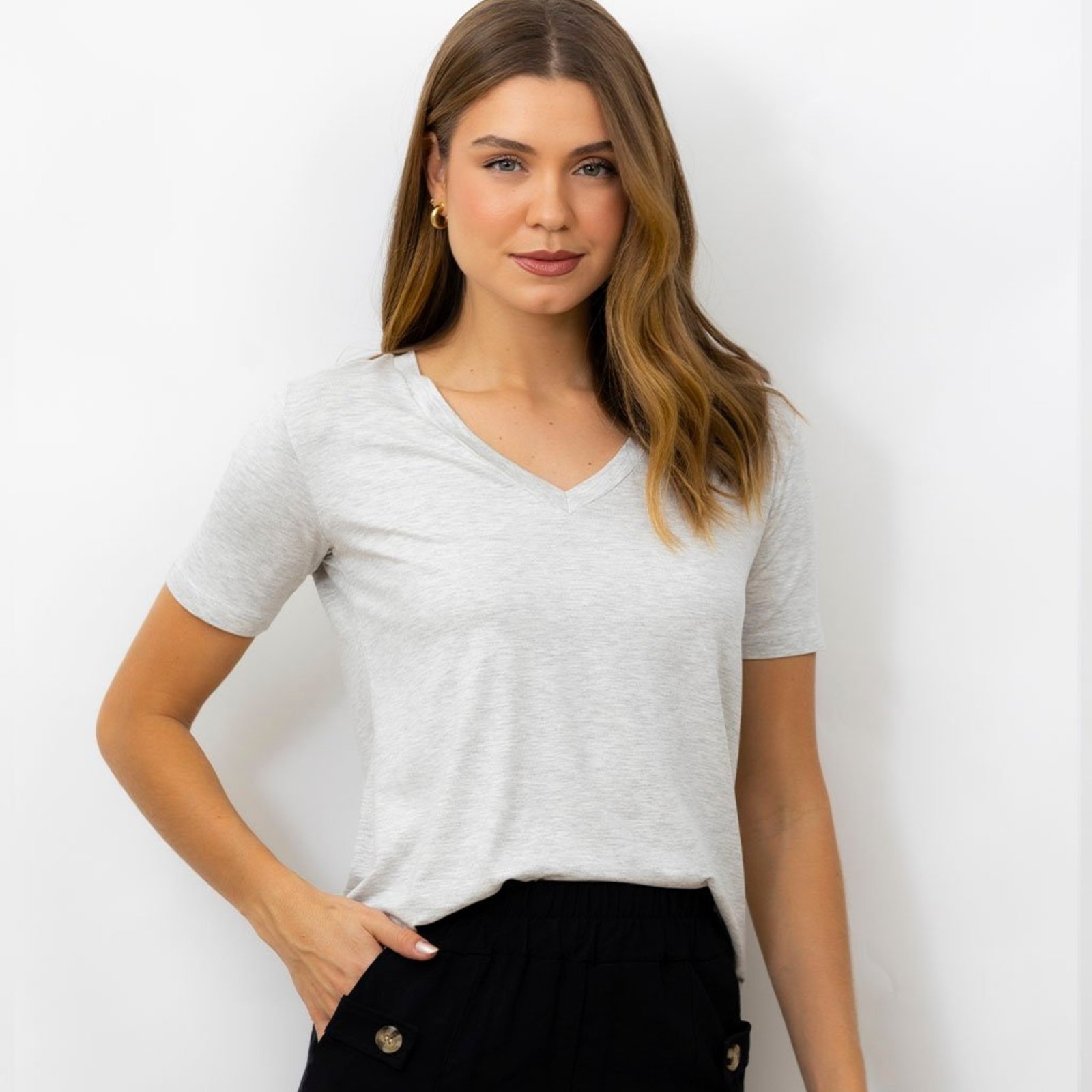 Blusa Básica Decote V – 1904