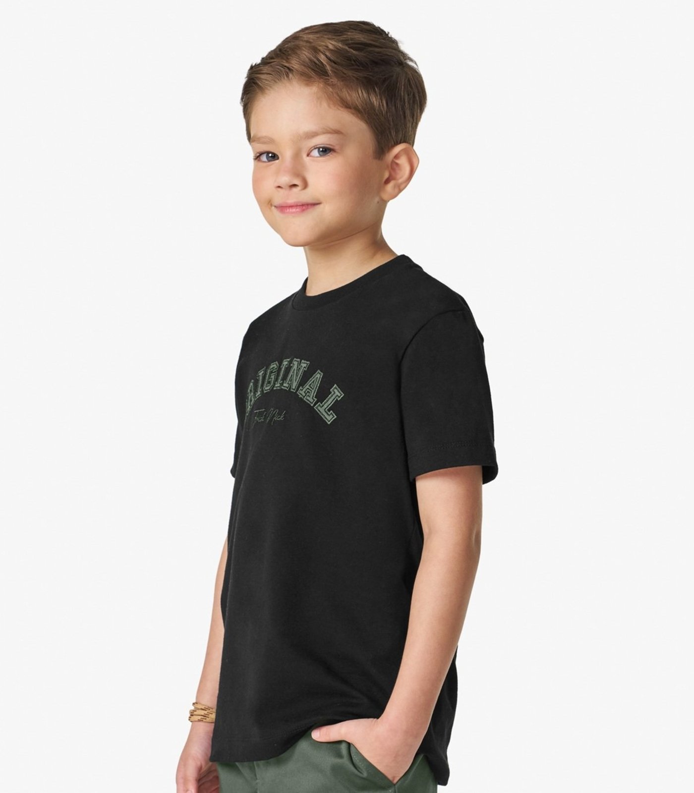 Infantil - Conjunto Masculino Camiseta com Bermuda Trick Nick Preto
